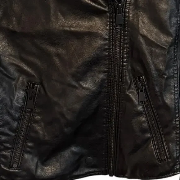 ANTHROPOLOGIE The Saige Faux Leather Motorcycle Jacket MEDIUM - Picture 7 of 13